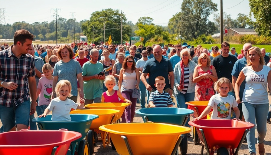Families enjoy a sunny day at Kansas City events.