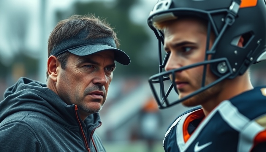 Coach and player reflecting on emotional lessons in coaching.