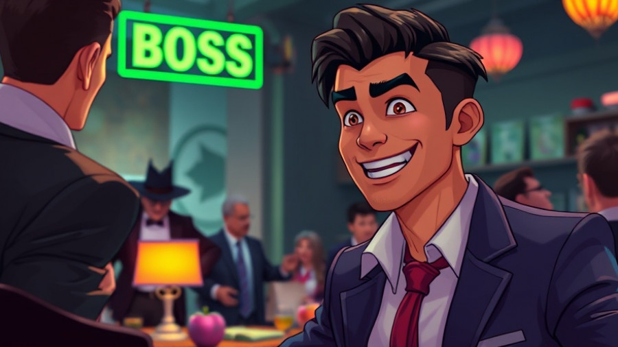 AppLovin Data Privacy Probe: Animated game scenarios with CEO image.