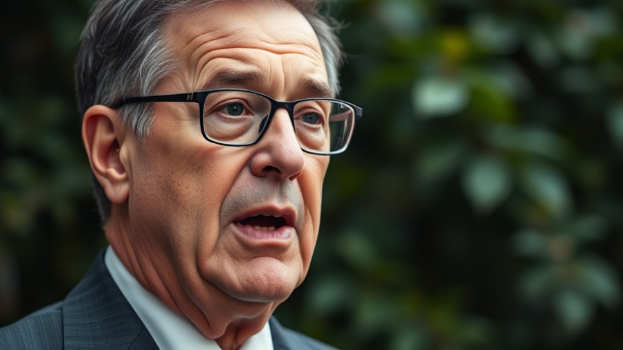 Man predicts government shutdown with thoughtful expression.