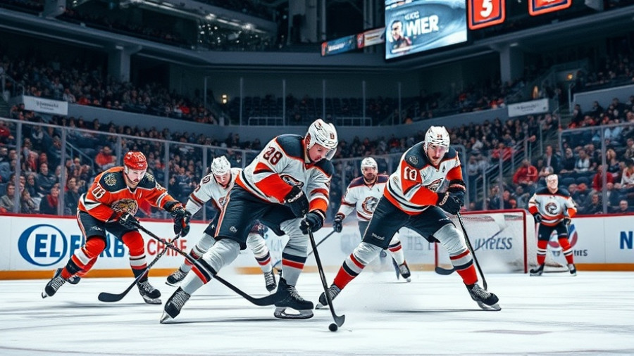 Rangers player in action against Wild, intense game moment.