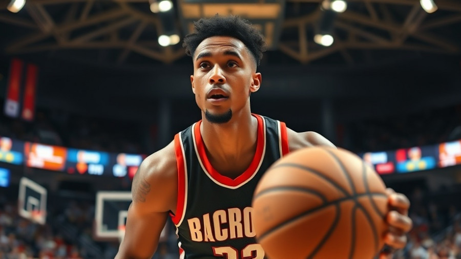Basketball player in Knicks uniform dribbling on court during game.