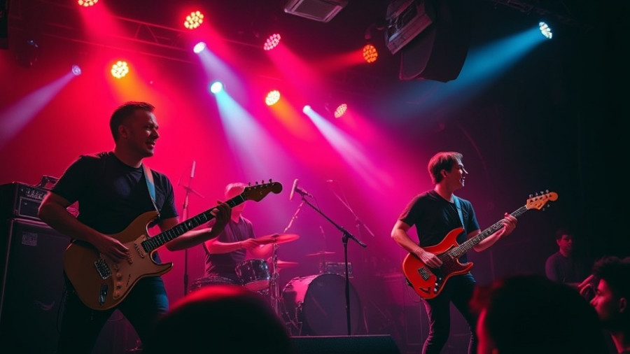 Energetic band performing live at Kansas City events