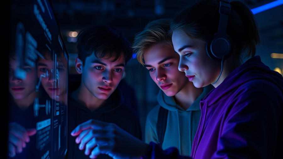 Participants explore interactive display at Kansas City event