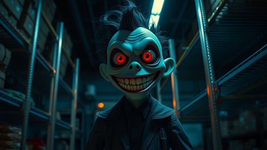 Creepy character for Halloween movie recommendations in Kansas City.