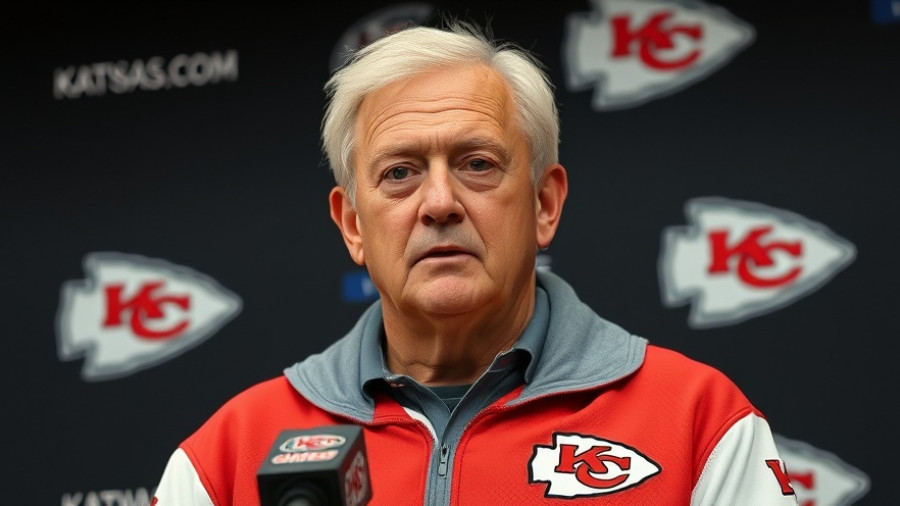 Kansas City Chiefs press conference with team member.
