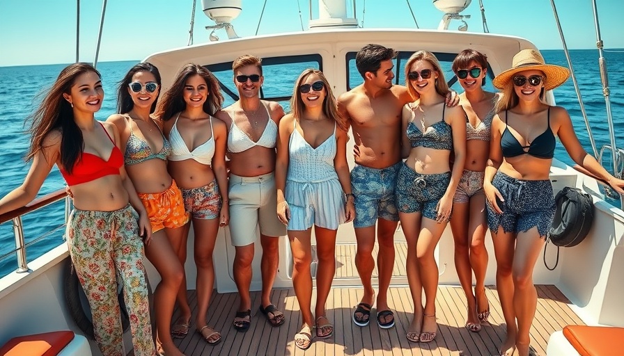 Kansas City sports news gathering with friends on a yacht