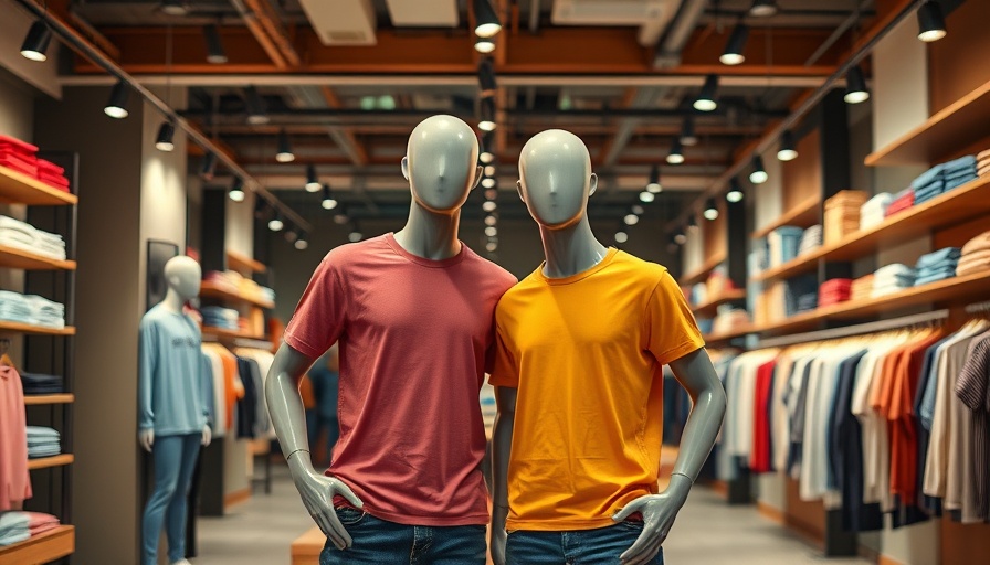Support local KC: smiling men with mannequins in stylish shop.