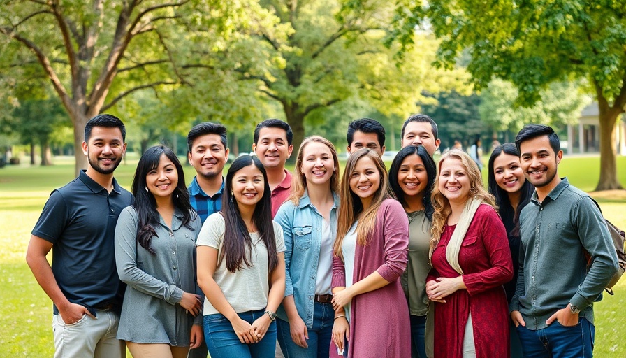 Group photo of Kansas City tech startups team outdoors
