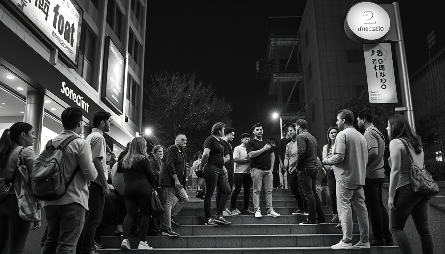 Night gathering in Kansas City related to Child Protection System.