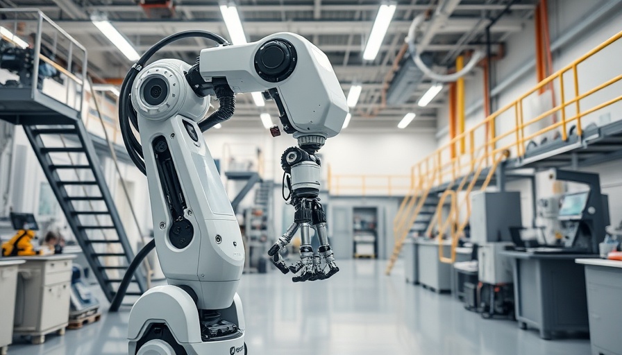 Robotic precision test for disaster relief robotics in an industrial lab.
