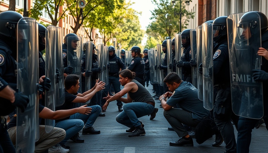 U.S. strike on Venezuelan cartel confrontation scene with police.