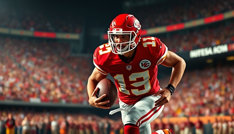 Chiefs player in action reflecting injury impact on season opener.