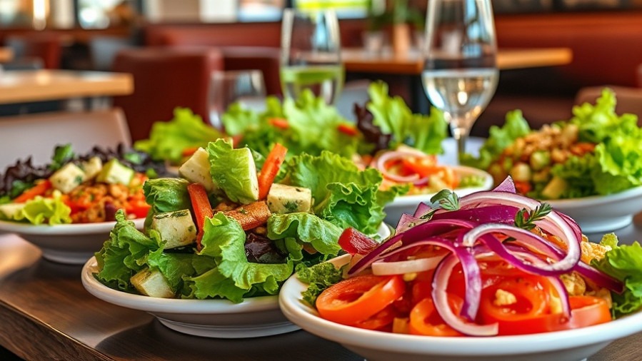 Delicious salads featured during restaurant week, showcasing family activities in Kansas City.