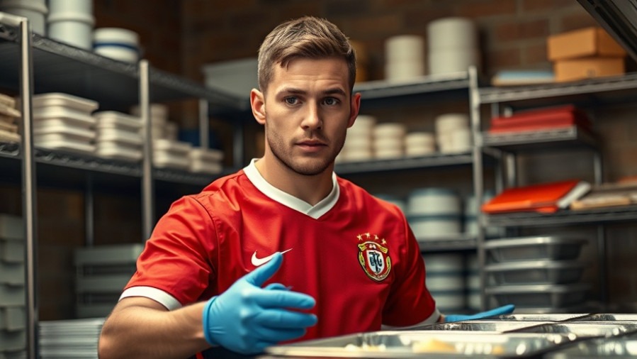 Dedicated volunteer in Kansas City packaging food trays, focusing on community activities.