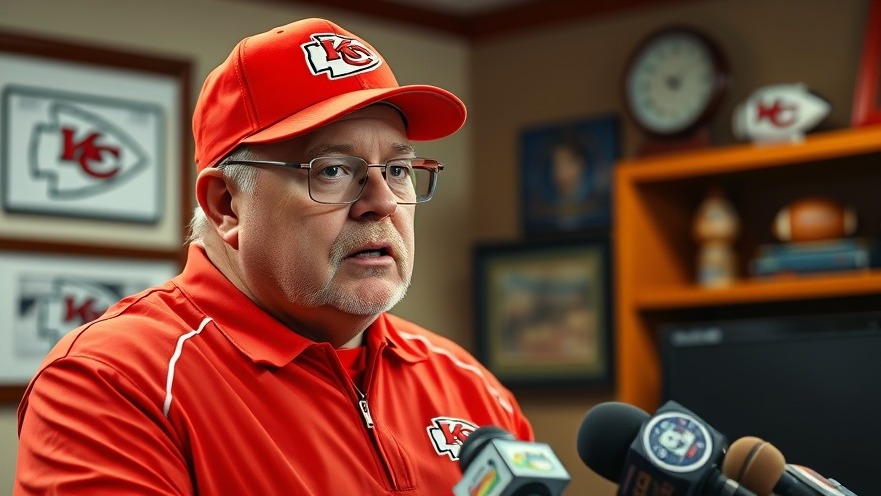 Andy Reid addresses press conference about Kansas City Chiefs roster.