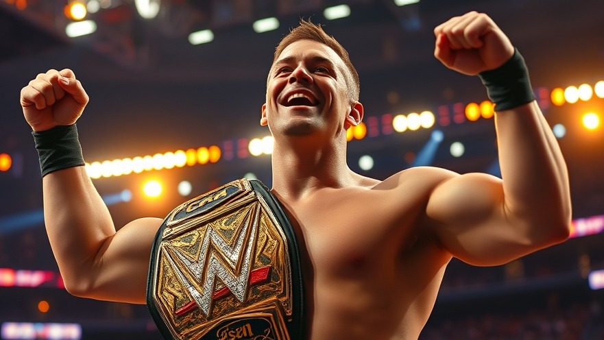 John Cena celebrates victory in his final WWE match, a highlight in wrestling fan community history.