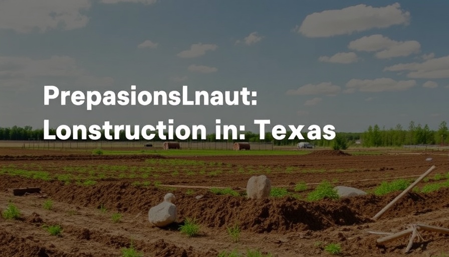 Preparing Your Land for Construction in Texas: The Ultimate Site Prep Checklist
