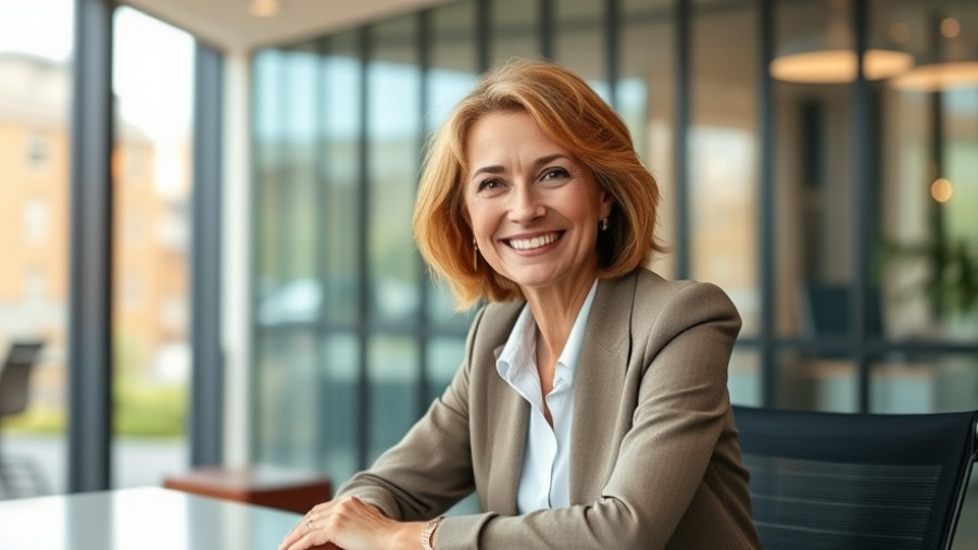 Smiling woman in office with tax strategy tips, how investors can pay zero taxes.