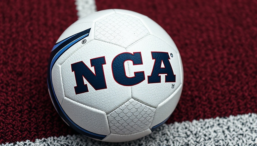 Close-up of a NCAA soccer ball for MIHSSCA Boys Soccer Rankings.