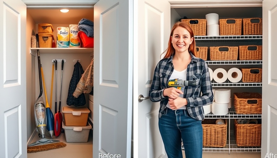 DIY organization hacks for small closets transformation with woman.