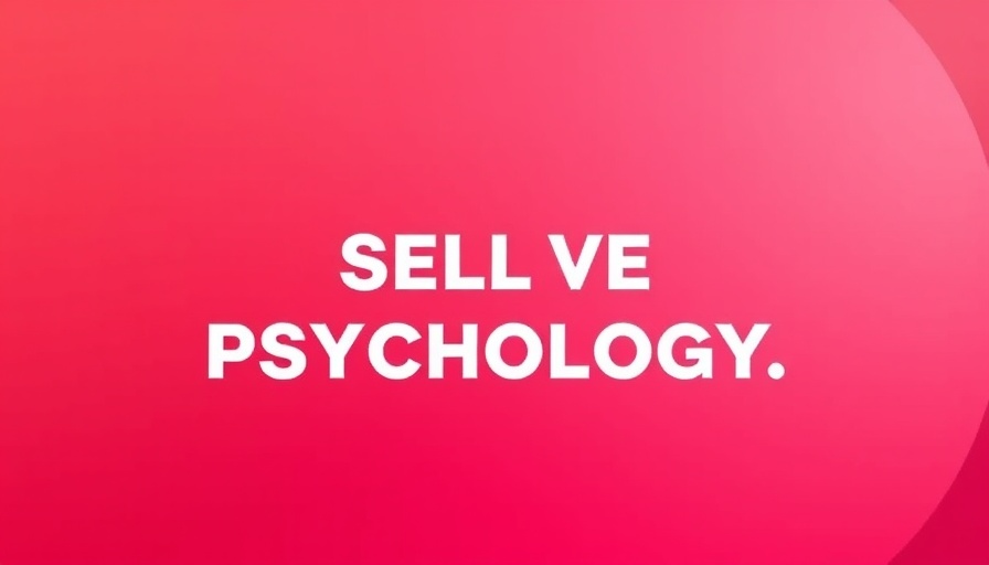 Vibrant text on selling a psychology practice on red gradient