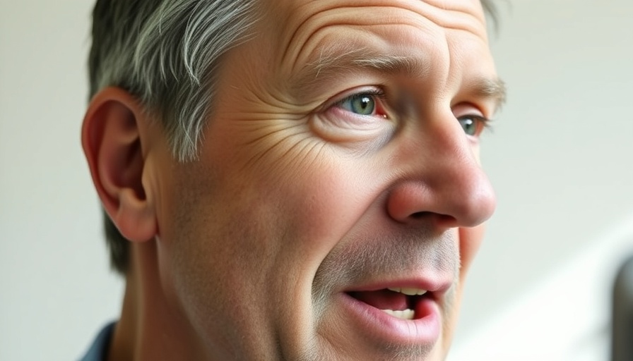 Close-up of a man discussing updates to subscriptions.