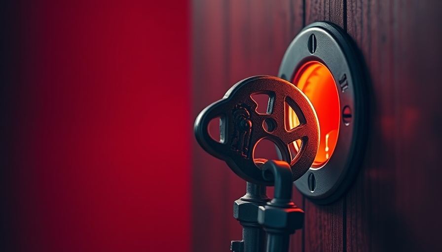 Key entering glowing keyhole, symbolizing Talen Energy stock potential and growth.