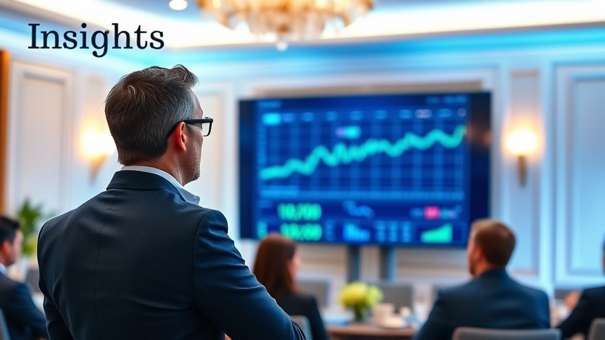 Professional analyst presenting US market research insights at a financial conference.