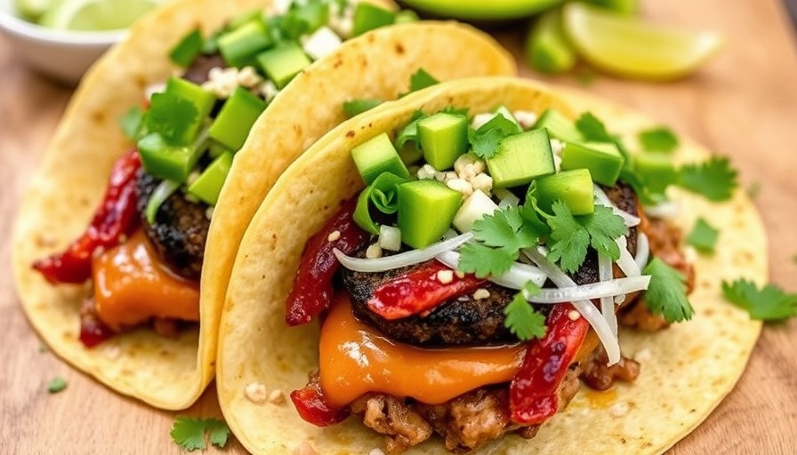 Smash Burger Tacos (Japanese BBQ Style)