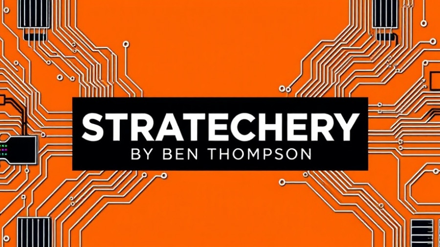 Stratechery by Ben Thompson tech-themed banner with circuit design.