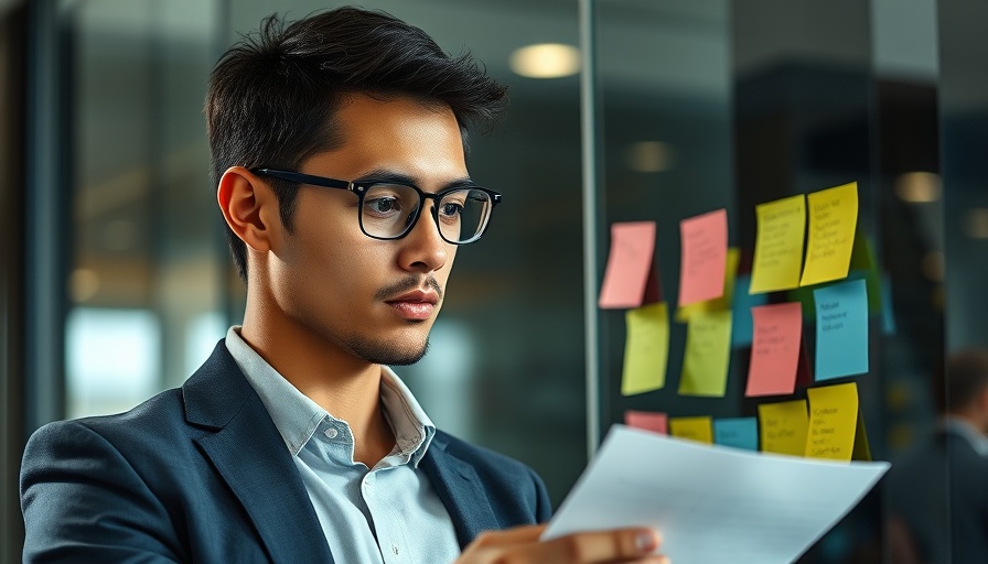 Professional planning components of a business plan at a desk.