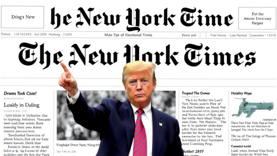 Trump Refiles $15 Billion Lawsuit Against The New York Times
