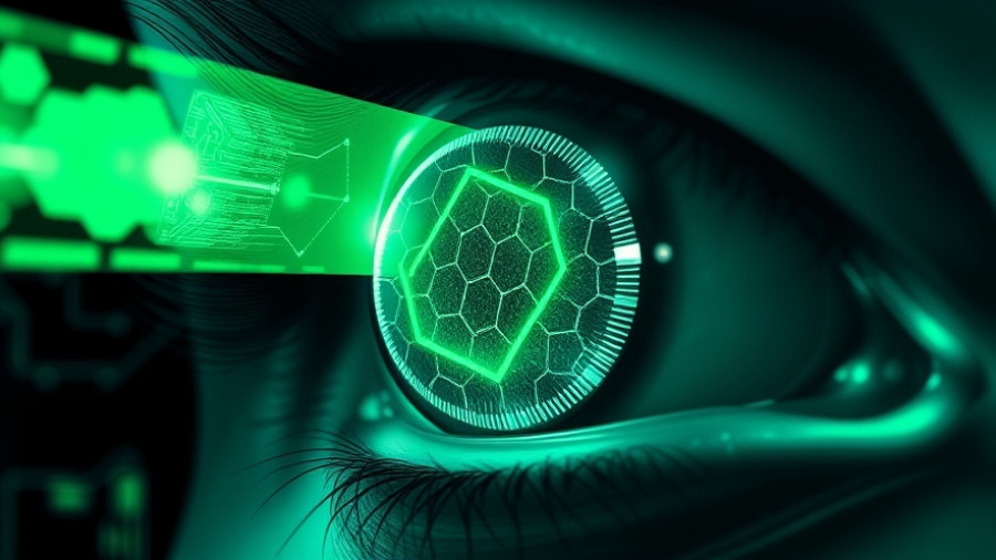 PRIMA System digital eye technology illustration.