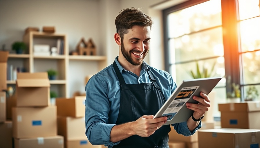 SMB Advertising Playbook for Marketing Resellers, man reviewing materials in office