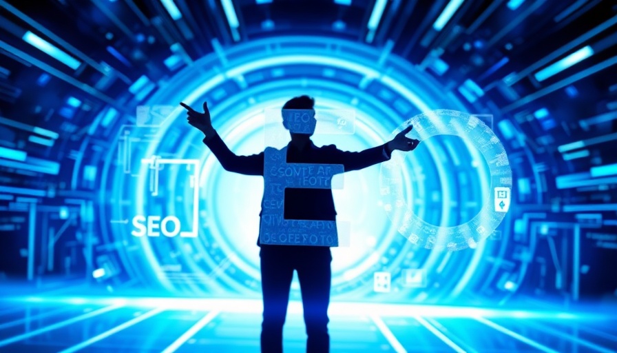 Futuristic image of SEO for Local SEO in South Africa.