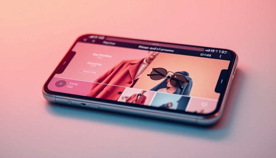 Balancing Aesthetics and Performance in eCommerce: Fashion app on smartphone.
