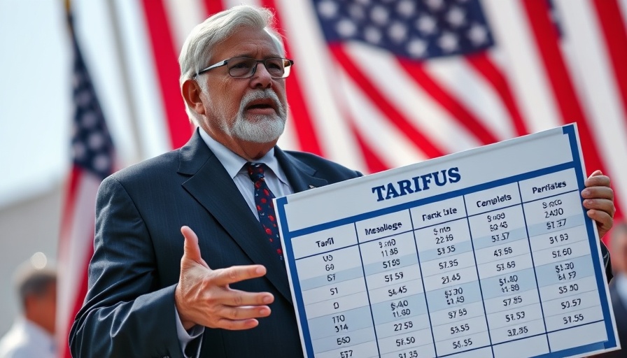 Trump's Liberation Day tariffs event with tariff board.