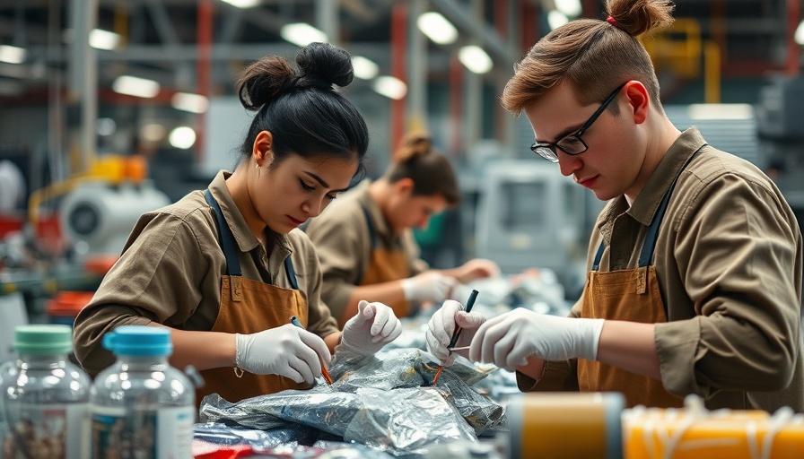 Factory workers in India amid Trump's new tariffs on India.
