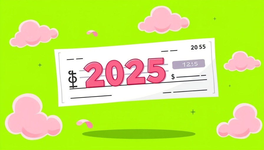 Stylized illustration of 2025 paper check phase-out.