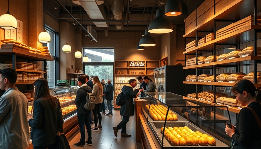 Tony Ahn Bakery Expansion Strategy with cozy interior and customers.