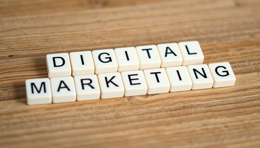 Digital marketing letters on wood surface - Future of Advertising with Native Ads.