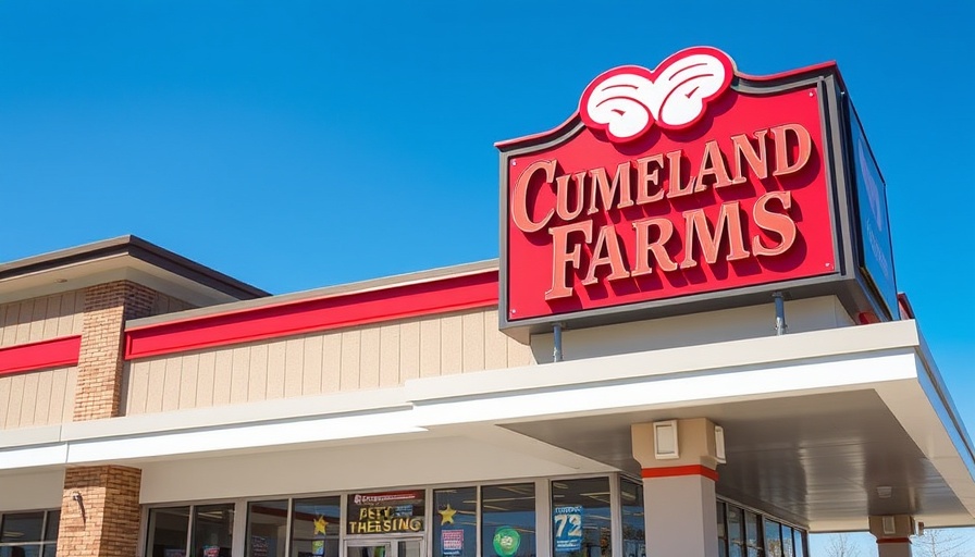 Exterior of Cumberland Farms store showcasing its modern architecture.