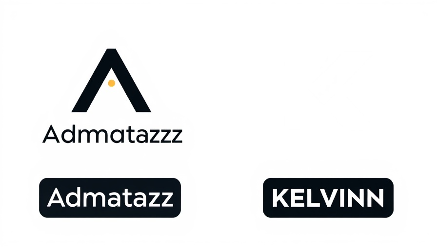 Admatazz Digital Marketing logo alongside Kelvinn logo, minimalistic design