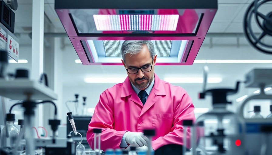 Scientist in lab coat working in laboratory, Trump's Cuts to Science Funding.