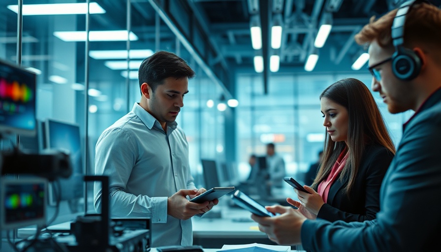 Innovation Strategies from Google and Microsoft in a tech workspace.
