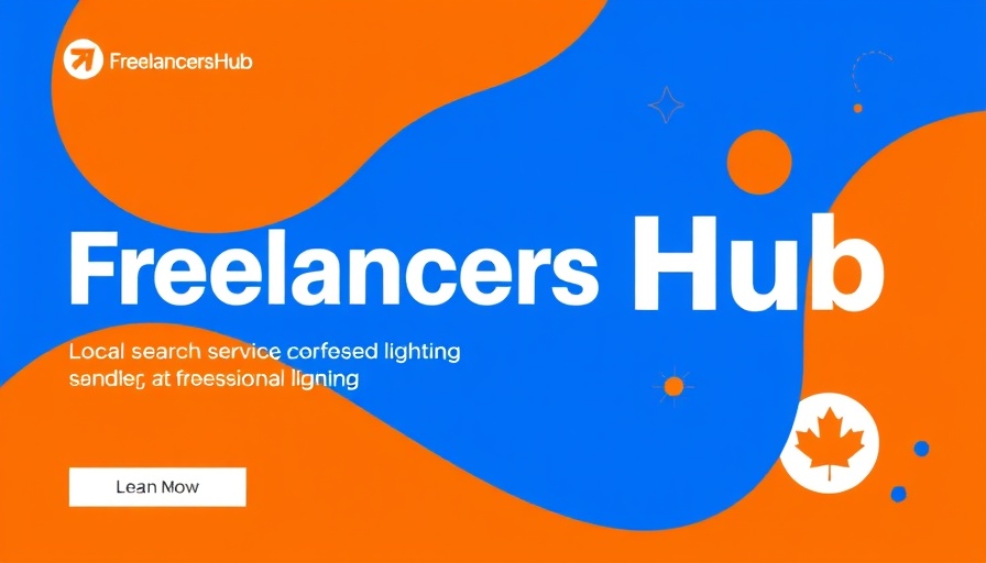 Local SEO services London Ontario advertised by Freelancers Hub featuring modern design.