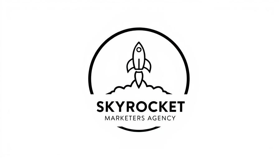 Minimalistic logo for SEO services Cyprus with a rocket icon.