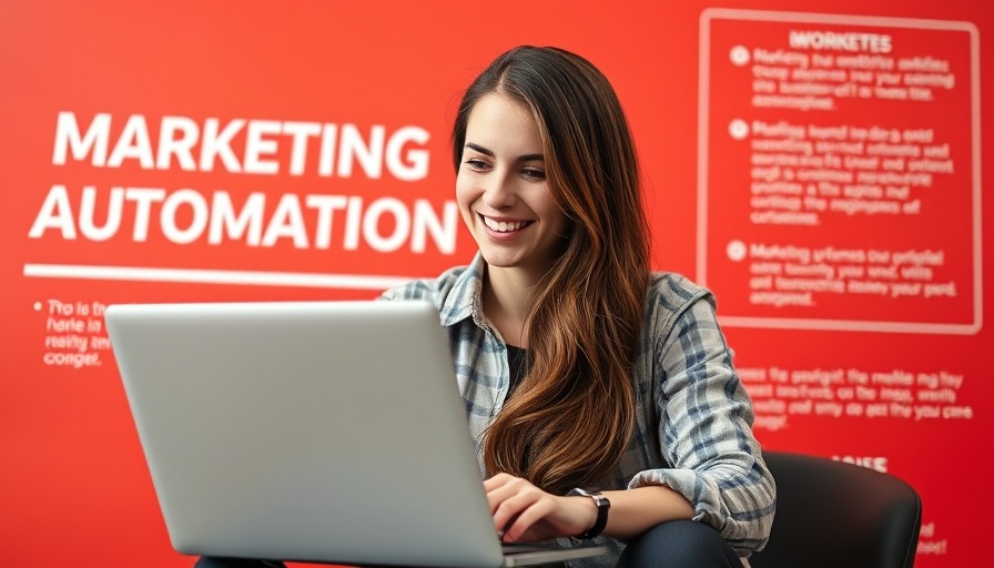 AI Consulting Framework for Digital Marketing Efficiency: Woman studying marketing automation.