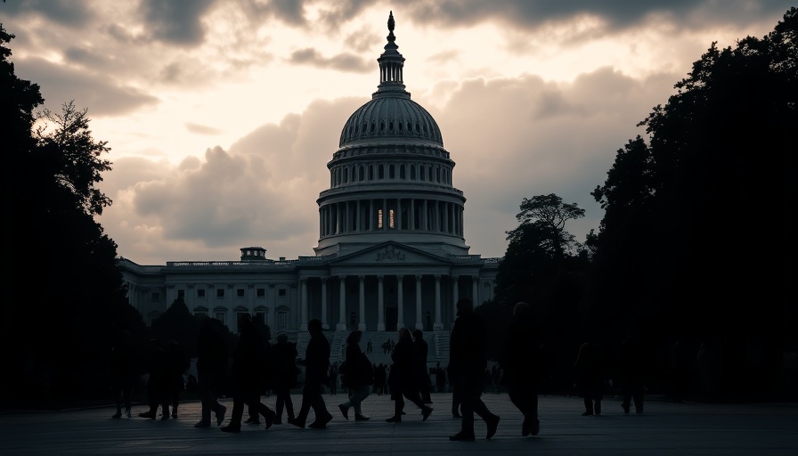 U.S. Capitol under moody skies; context: Moody’s Credit Rating Downgrade.